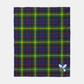 Scotts Watson Moderne Schotse Plaid Ruit Fleece Deken (Voorkant)