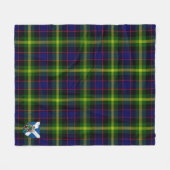 Scotts Watson Moderne Schotse Plaid Ruit Fleece Deken (Voorkant (Horizontaal))