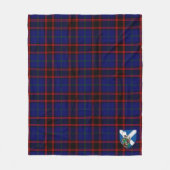 Scotts Wedderburn Tartan Pset Fleece Deken (Voorkant)