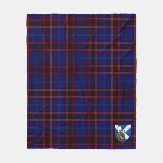 Scotts Wedderburn Tartan Pset Fleece Deken (Voorkant)