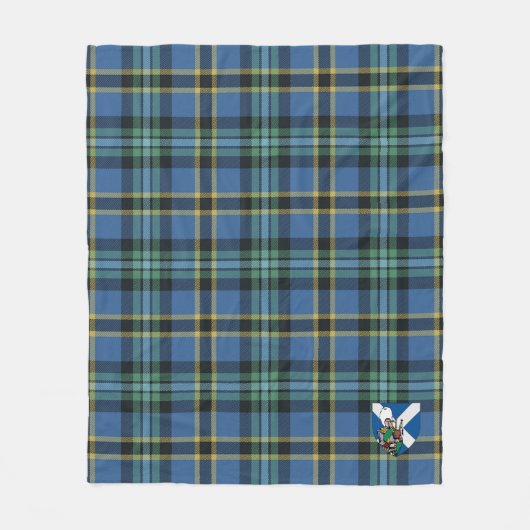 Scotts Weir Ancient Tartan Pset Fleece Deken (Voorkant)
