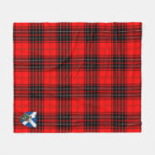 Scotts Wemyss Modern Tartan Pset Fleece Deken (Voorkant (Horizontaal))