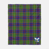 Scotts Whitefoord Tartan Pset Fleece Deken (Voorkant)