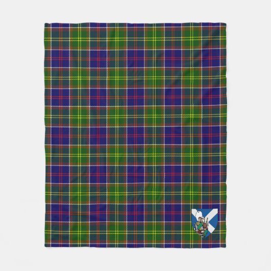Scotts Whitefoord Tartan Pset Fleece Deken (Voorkant)