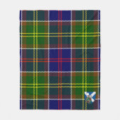 Scotts Whitelaw Modern Tartan Pset Fleece Deken (Voorkant)