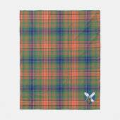 Scotts Wilson Schotse ruitdessin Fleece Deken (Voorkant)