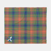 Scotts Wilson Schotse ruitdessin Fleece Deken (Voorkant (Horizontaal))