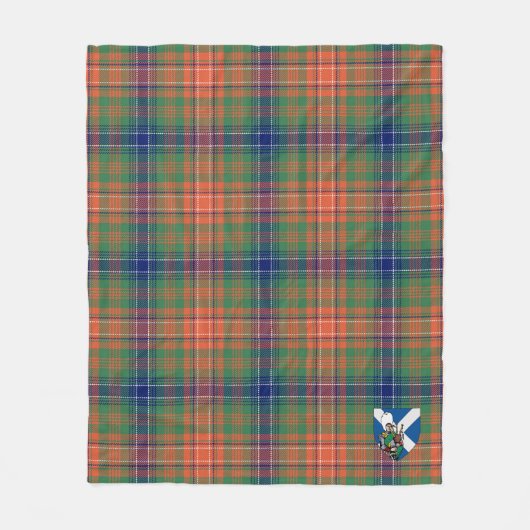 Scotts Wilson Tartan Pset Fleece Deken (Voorkant)