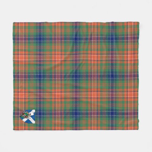 Scotts Wilson Tartan Pset Fleece Deken (Voorkant (Horizontaal))