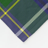 Scotts Wishart Hunting Tartan Pset Fleece Deken (Hoek)