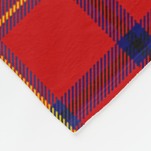 Scotts Wishart Jurk Tartan Plaid Fleece Deken (Hoek)