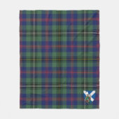 Scotts Wood Tartan Fleece Deken (Voorkant)