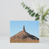 Scottsbluff Nebraska Chimney Rock Spire Briefkaart (Staand voorkant)