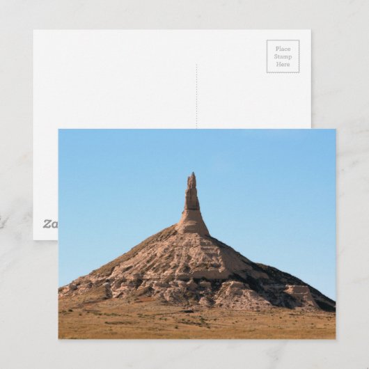 Scottsbluff Nebraska Chimney Rock Spire Briefkaart (Voorkant / Achterkant)