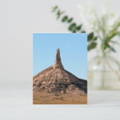 Scottsbluff Nebraska Chimney Rock Spire Briefkaart (Staand voorkant)