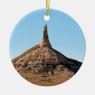 Scottsbluff Nebraska Chimney Rock Spire Keramisch Ornament