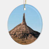 Scottsbluff Nebraska Chimney Rock Spire Keramisch Ornament (Links)