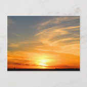 Scottsbluff Nebraska Farming Harvest Herfst Sunset Briefkaart (Voorkant)