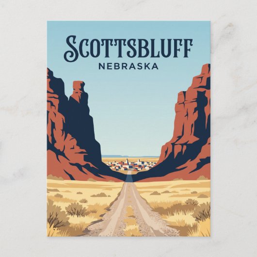 Scottsbluff Verenigde Staten Briefkaart (Voorkant)