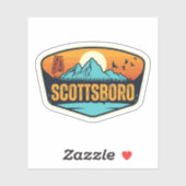 Scottsboro, Alabama Sticker (Vel)