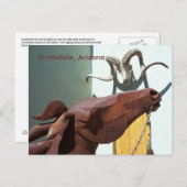 Scottsdale Arizona Arts District Briefkaart Foto A (Voorkant / Achterkant)