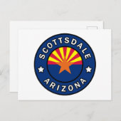 Scottsdale Arizona Briefkaart (Voorkant / Achterkant)