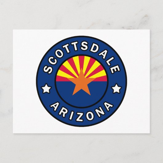 Scottsdale Arizona Briefkaart (Voorkant)