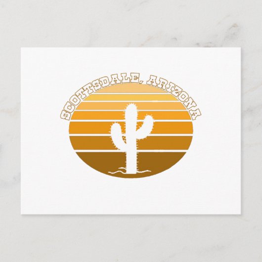 Scottsdale, Arizona Briefkaart (Voorkant)