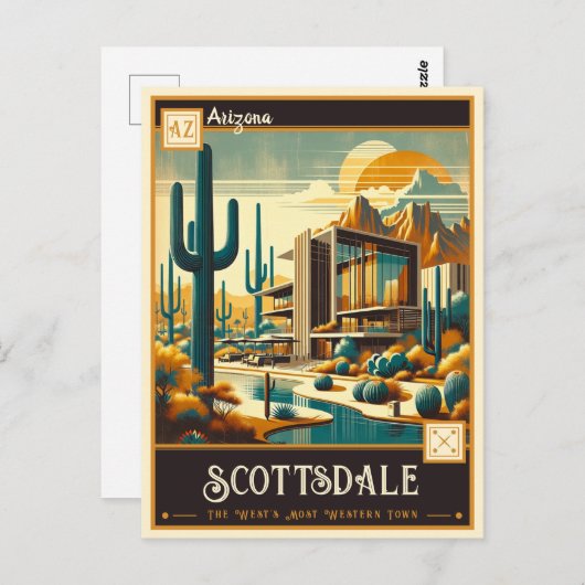 Scottsdale, Arizona |  Briefkaart (Voorkant / Achterkant)