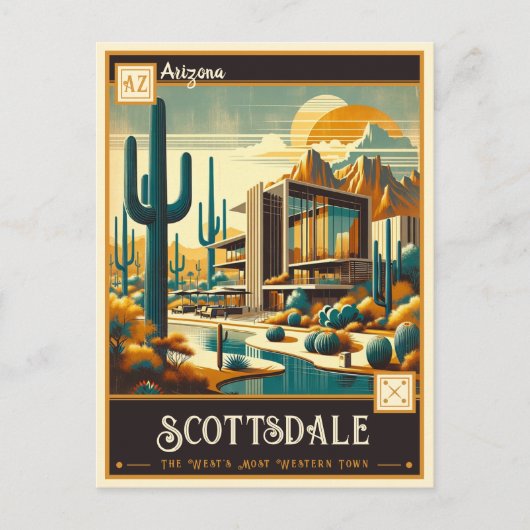 Scottsdale, Arizona |  Briefkaart (Voorkant)
