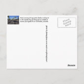 Scottsdale, Arizona briefkaart (Achterkant)