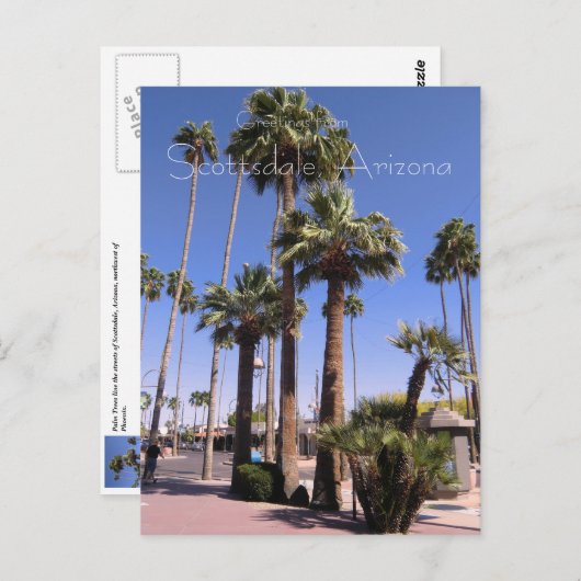 Scottsdale, Arizona Briefkaart (Voorkant / Achterkant)