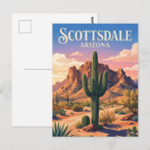 Scottsdale Arizona Briefkaart (Voorkant / Achterkant)