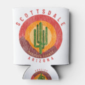 Scottsdale Arizona Cactus Mountains Blikjeskoeler (Achterkant)