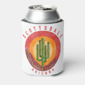 Scottsdale Arizona Cactus Mountains Blikjeskoeler (Blikje Achterkant)