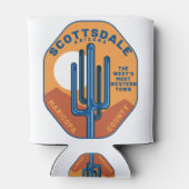 Scottsdale Arizona Cactus Mountains Blikjeskoeler (Achterkant)