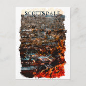 Scottsdale Arizona City Uitzicht Briefkaart (Voorkant)