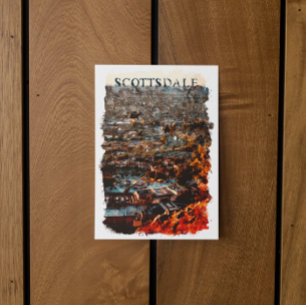 Scottsdale Arizona City Uitzicht Briefkaart