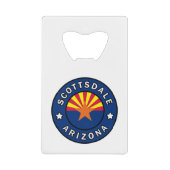 Scottsdale Arizona Creditkaart Flessenopener (Voorkant)