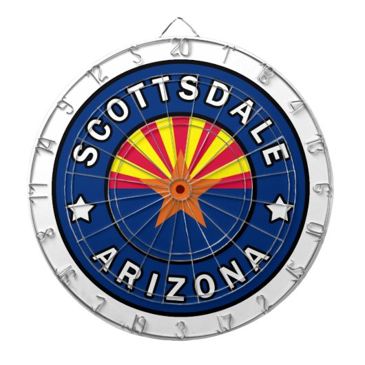 Scottsdale Arizona Dartbord (Voorkant)