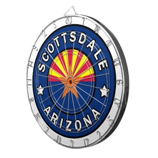 Scottsdale Arizona Dartbord (Voorkant Rechts)