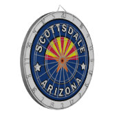 Scottsdale Arizona Dartbord (Voorkant Links)