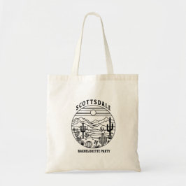 scottsdale arizona desert bachelorette party tote bag