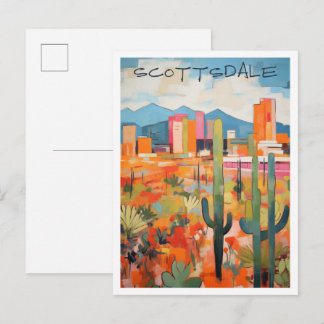 Scottsdale Arizona Kunst Reizen Briefkaart