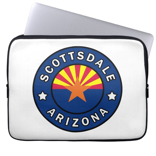 Scottsdale Arizona Laptop Sleeve (Voorkant)