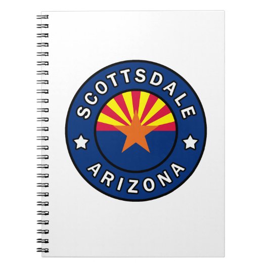 Scottsdale Arizona Notitieboek (Voorkant)