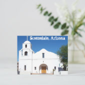 Scottsdale Arizona Old Mission Briefkaart West US (Staand voorkant)