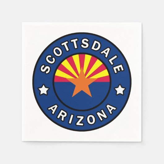 Scottsdale Arizona Servet (Voorkant)