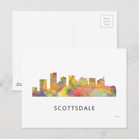 SCOTTSDALE, ARIZONA SKYLINE WB1 - BRIEFKAART (Voorkant / Achterkant)