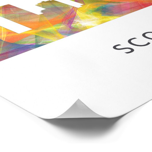 SCOTTSDALE, ARIZONA SKYLINE WB1 - POSTER (Hoek)